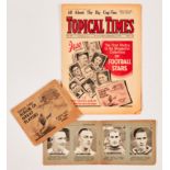 Topical Times No 999 (1939) wfg Album of Great Football Players complete with 22 inserts including