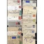AUSTRALIA & STATES 19th/20thC assembly of covers & postcards with pre-federation colonies (13)