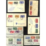 1937 Coronation - complete set of FDC's mainly registered (202 stamps on 58 covers).