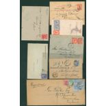 BRITISH COMMONWEALTH covers 1869-1947 group of covers or cards (22), noted - Queensland cover with