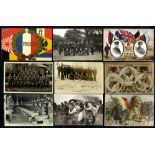 WWI album of 362 cards showing all aspects of Military Life for British Troops, British Empire
