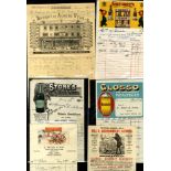 EPHEMERA accumulation of printed items incl. war time ration books, attractive illustrated
