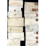 DEVON & SOMERSET 1780-1920 covers incl. Exeter curved, s/line, mileage, Plymouth & Plymouth Dock