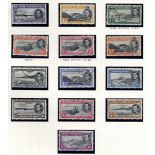 1942 KGVI P.13 Pictorial Defin set, VFU & another set M, SG.38b/47b. (26)