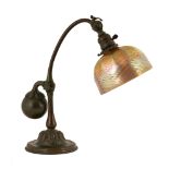 Tiffany Studios, NY Counter Balance Table Lamp