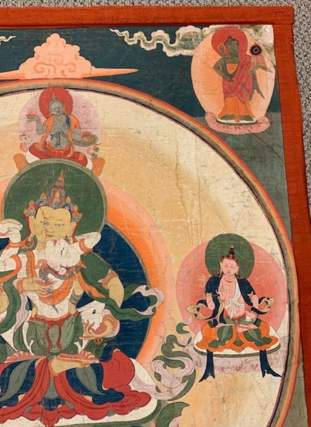 5 Tibetan Thangkas - Image 7 of 11