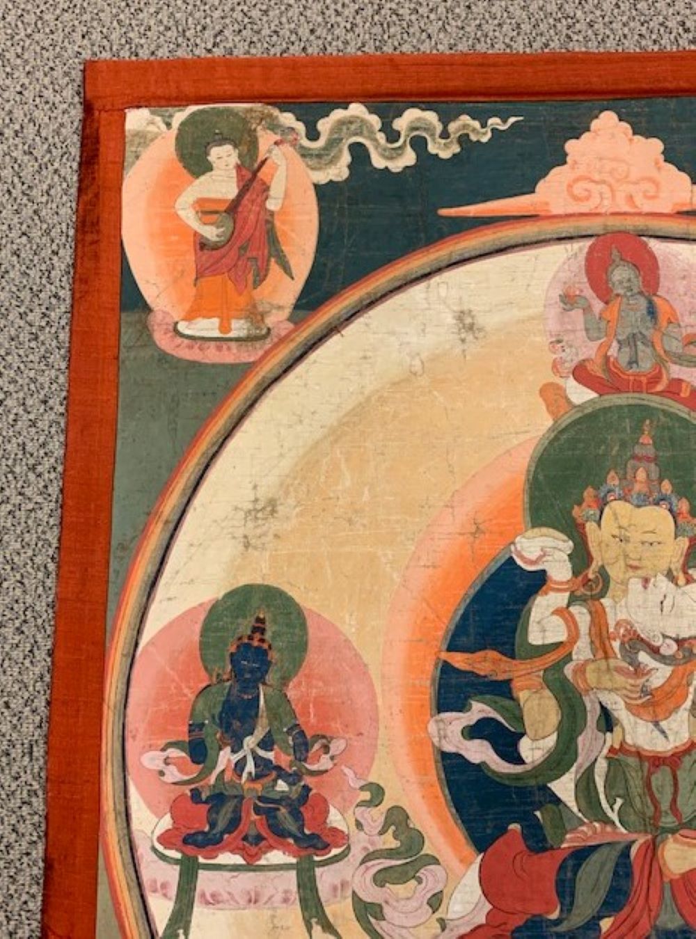 5 Tibetan Thangkas - Image 6 of 11