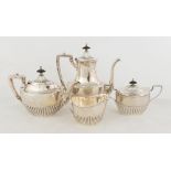 Gorham Four Piece Sterling Tea Set