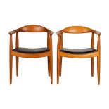 Two Hans Wegner (Danish, 1914-2007), "The Round/Classic Chair", No 501