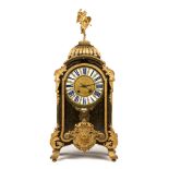 French Boulle and Gilt Bronze Clock with Bracket