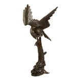 Japanese Bronze Eagle and Dragonfish