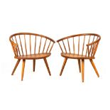 Pair of Yngve Ekström Arka Chairs