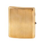 Art Deco 14kt Gold Cigarette Case