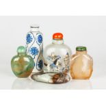 Five Chinese Snuff Bottles