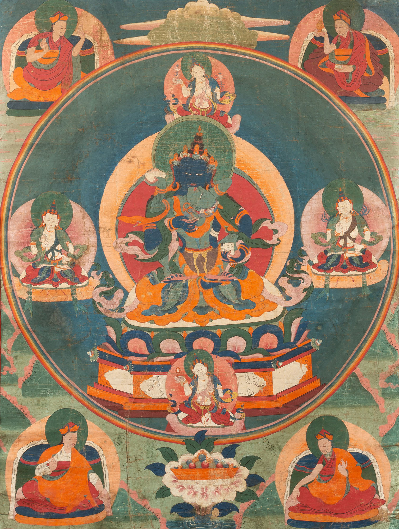5 Tibetan Thangkas - Image 2 of 11