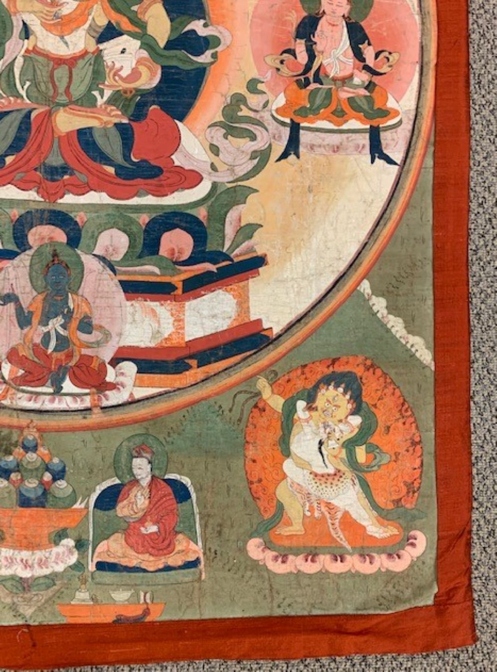 5 Tibetan Thangkas - Image 8 of 11