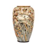 Fine & Rare Reticulated Satsuma Vase with Insert
