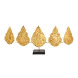 Javanese Gold Crown Ornaments