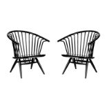 Pair of Ilmari Tapiovaara Crinolette Lounge Chairs