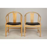 Two Hans Wegner (Danish, 1914-2007), "Chinese Chairs" No. 4