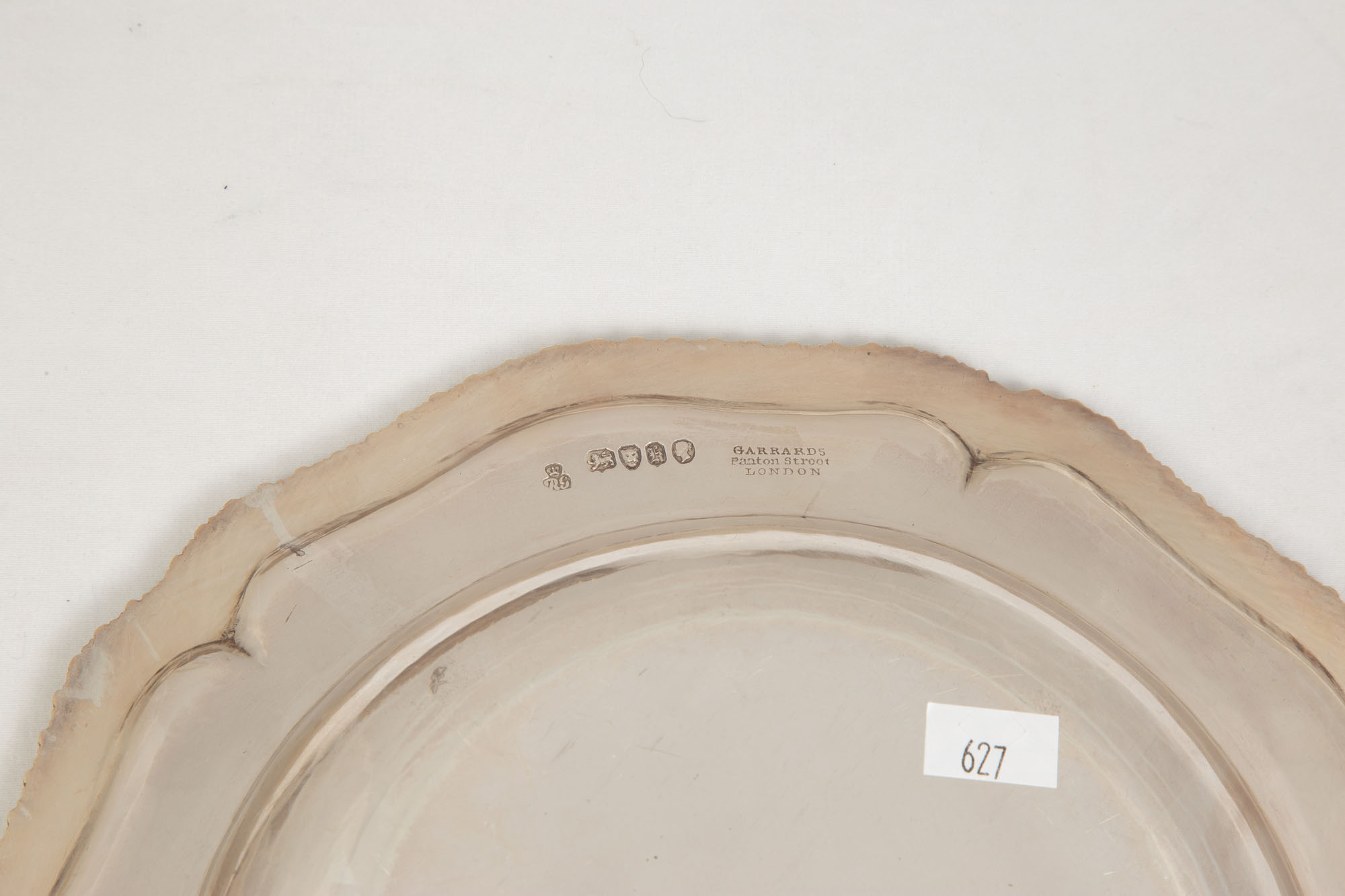 R. Garrard Sterling Silver Soup Plates - Image 2 of 2