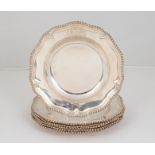 R. Garrard Sterling Silver Soup Plates