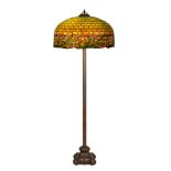 Handel Floral Leaded Floor Lamp