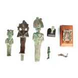 Group of Egyptian Bronzes