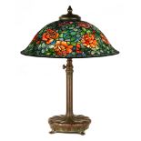 A Fine and Rare Tiffany Studios, NY Rose Table Lamp