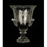 Steuben Strawberry Mansion Trophy Vase