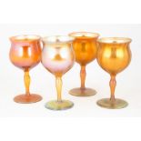 Four Kew Blas Goblets