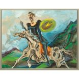 William Gropper (American, 1897-1977) "Don Quixote"