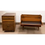 Danish Modern Child's Desk & Filing Cabinet