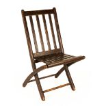 Child's Wooden Folding Chair