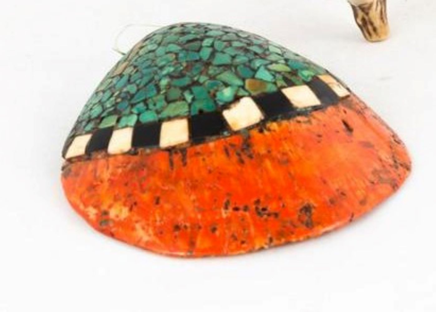 Zuni Mosaic Shell Pendant