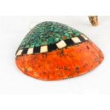 Zuni Mosaic Shell Pendant