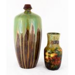 Two Hand Painted Pottery Vases