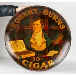 Robert Burns Ten Cent Cigar Tin Advertising