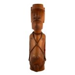 Carved Wooden Moai Figurine