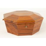 Rosewood Inlaid Sewing Box