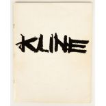 Franz Kline Signed Exhibition Catalogue, Sidney Janis - 1960