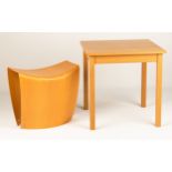 Danish Stool and Side Table