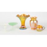 Group of Steuben Pieces & Unsigned Piece of Art Glass