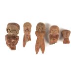 Five Pre-Columbian Figures