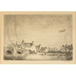 L.C. Holden "Road Strafing" Etching
