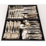 Group Sterling Silver Flatware