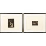 Two Robert Longo (American, B. 1953) Johnny Mnemonic Prints