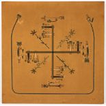 Luther Douglas (1919-1976) Navajo Sand Painting on Board