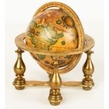 Miniature Brass Globe