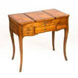 French Marquetry Writing Desk Vanity